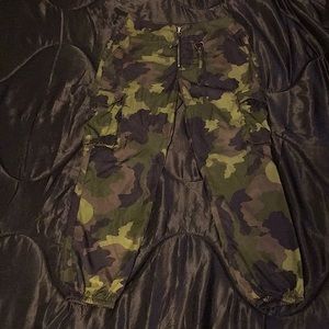 Camo cargo pants